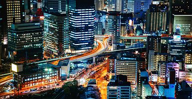 Osaka de nuit - Japon