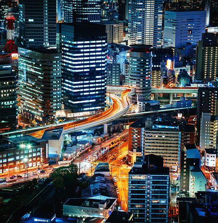 Osaka de nuit - Japon