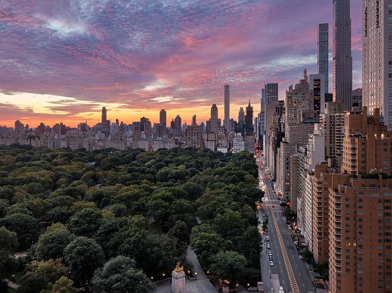 mandarin oriental - vue sur central park