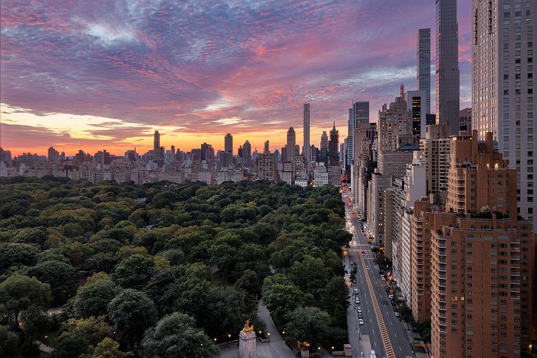 mandarin oriental - vue sur central park