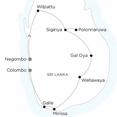 Carte-SRI-LANKA-aux-couleurs-de-l'abondance