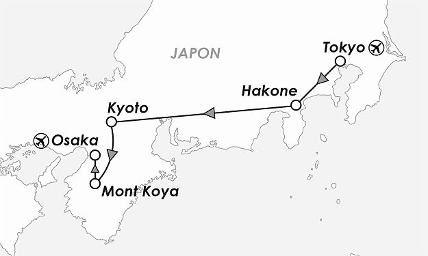 itineraire du voyage