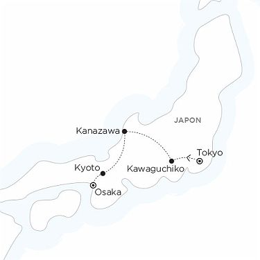 Carte Japon Estampes Mangas