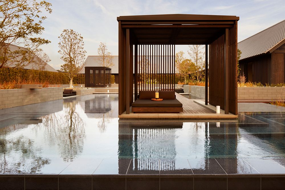 Sources thermales - Hotel Amanemu près de Kashikojima, Japon