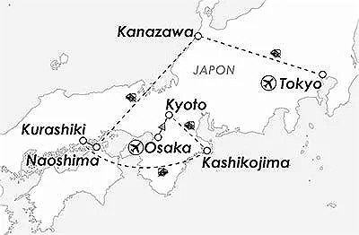 itineraire du voyage