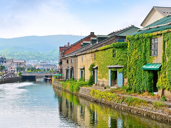 Canal d'Otaru en été - Japon