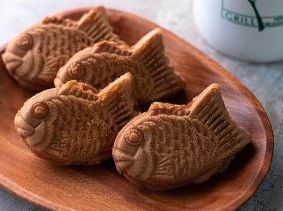 Plat avec des taiyaki