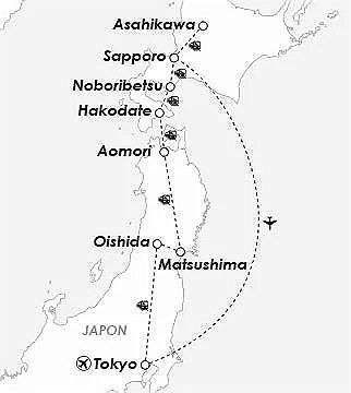 Carte - Hokkaido 