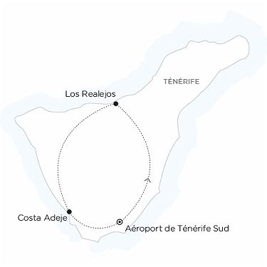 Carte Ténérife - Splendeurs maritimes et Célestes de Ténérife