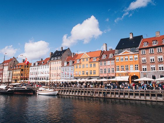 Maisons colorées de Copenhague
