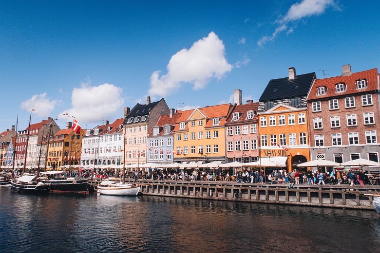 Maisons colorées de Copenhague