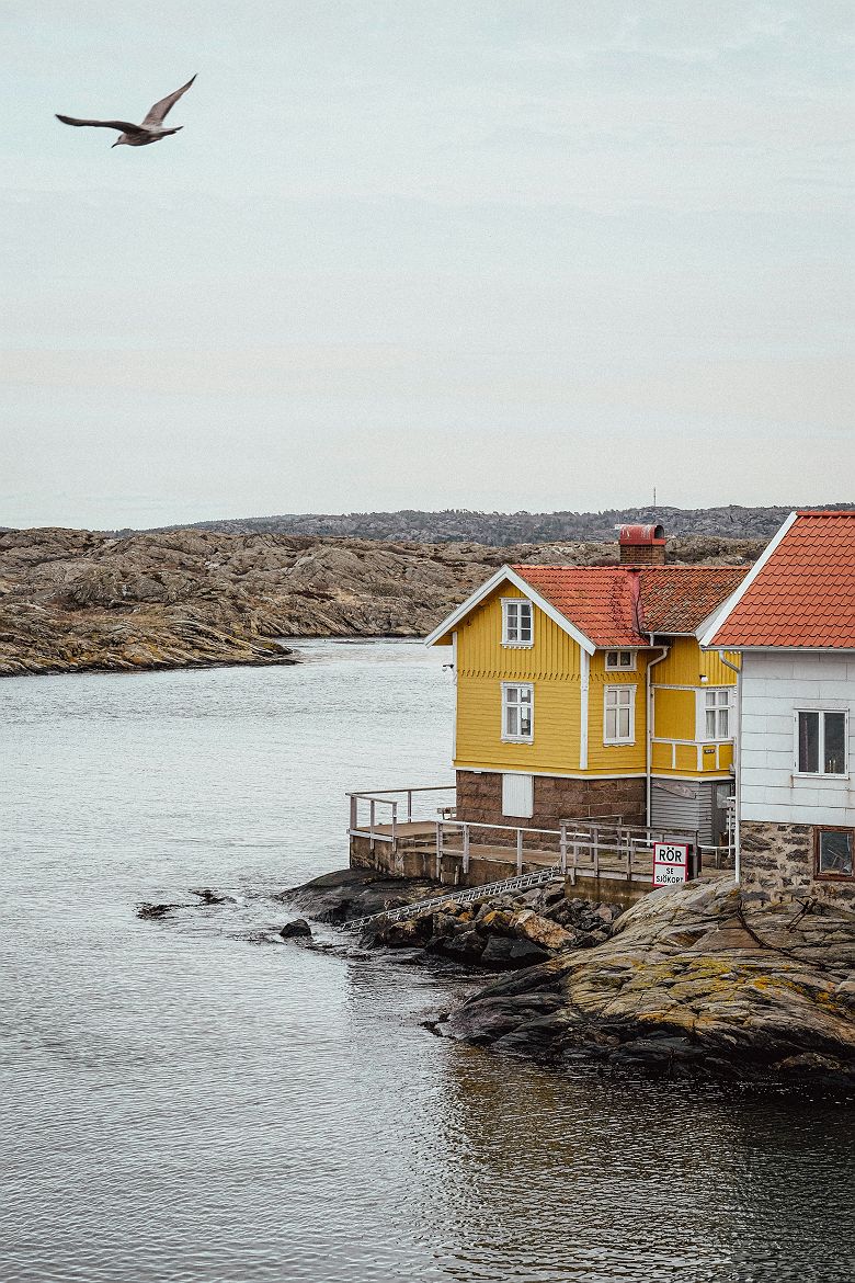 Ile dans archipel de Göteborg (Gullholmen)