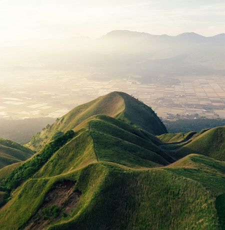 Vue du Mont Aso