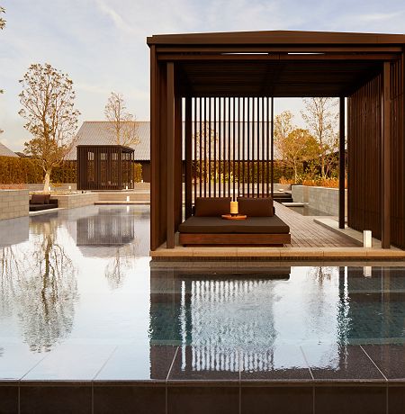 Sources thermales - Hotel Amanemu près de Kashikojima, Japon