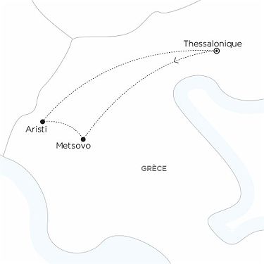 Carte En famille dans les pas des centaures - Grèce