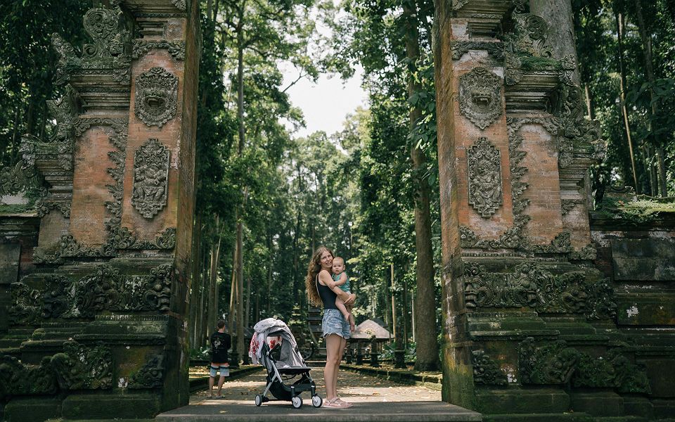 Famille à Bali