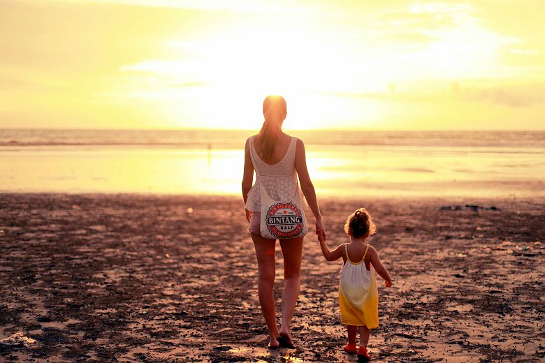 Famille à Bali