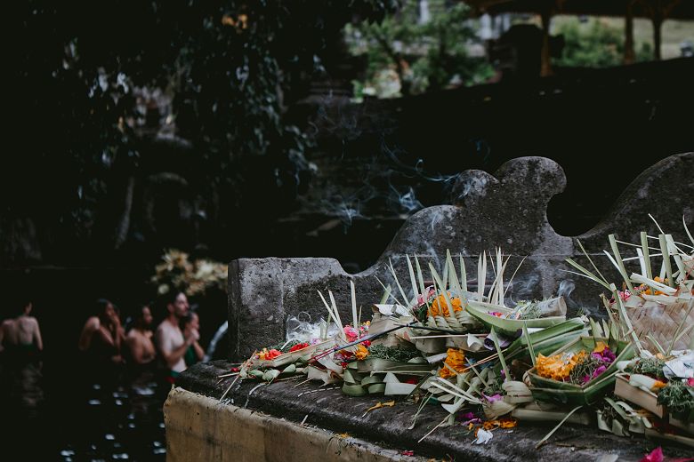 Ubud - Tirta Empul offrandes