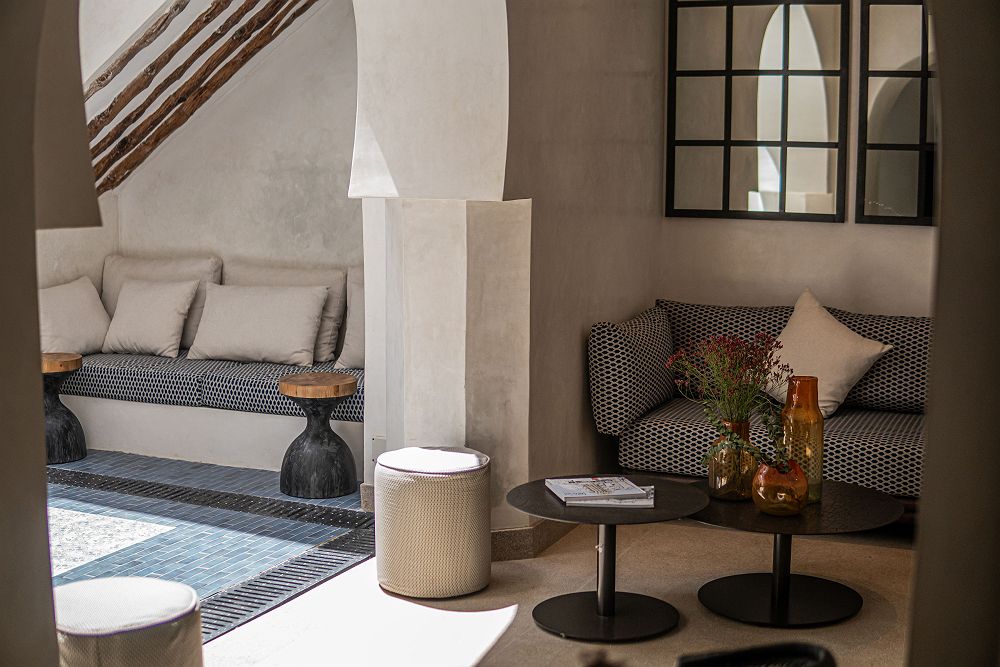 Coin salon commun à The Neela Boutique Hotel