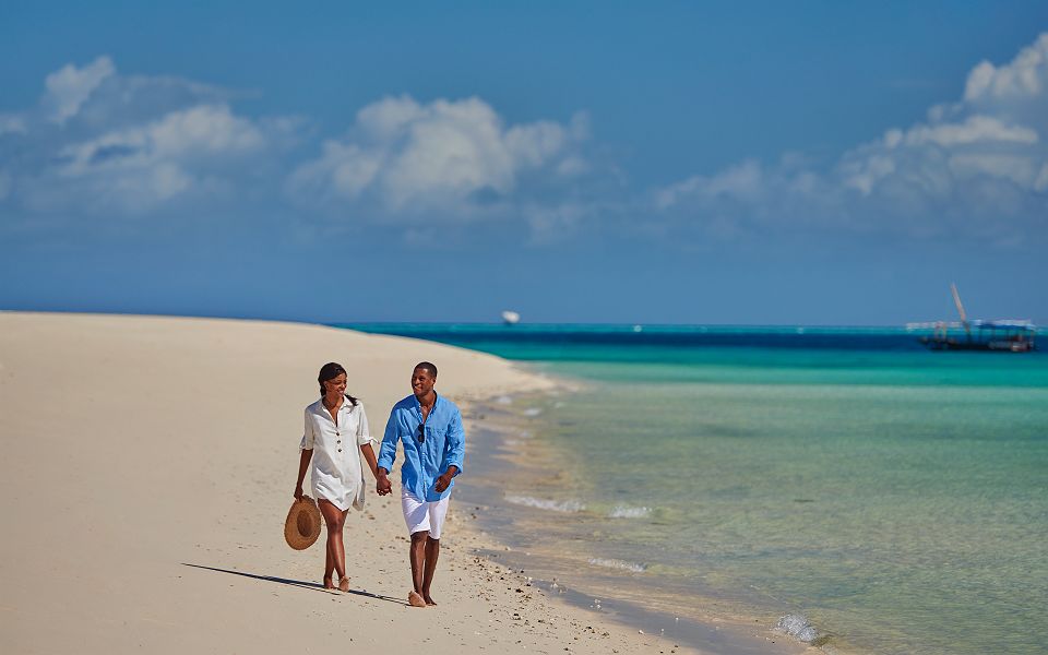 Couple sur la plage - Park Hyatt Zanzibar