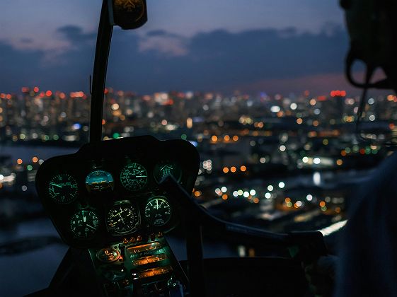 Survol de Tokyo en hélicoptère