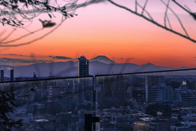 Lever de soleil à Tokyo
