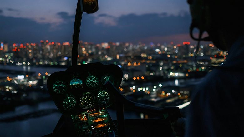 Survol de Tokyo en hélicoptère