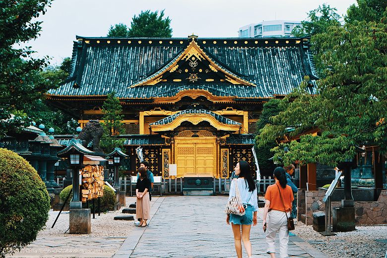 Sanctuaire Toshogu dans le quartier d'Ueno à Tokyo