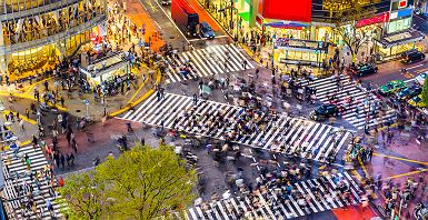 Shibuya Crossing à Tokyo - Japon