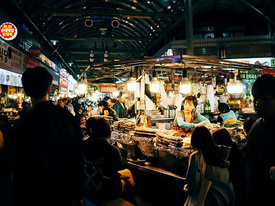 Marché street food Séoul 