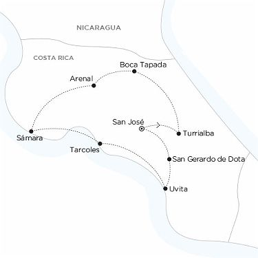 itineraire du voyage