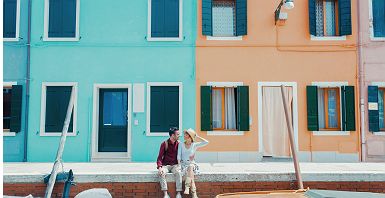 Couple à Burano