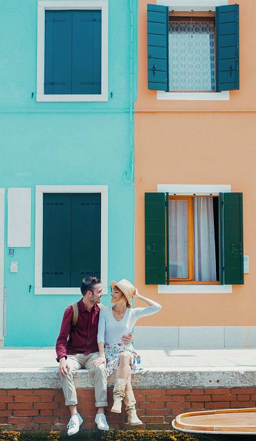 Couple à Burano