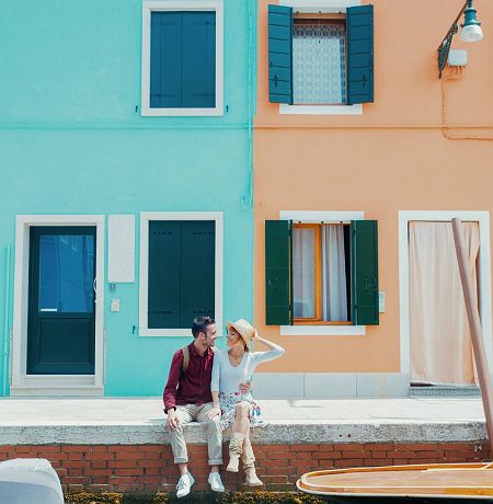 Couple à Burano