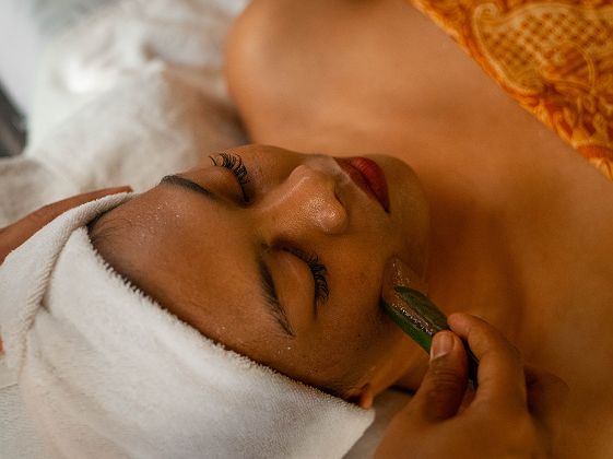 Traitement massage facial fivelements ubud