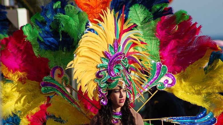 Danseuse lors du Carnaval à Rio de Janeiro - Brésil