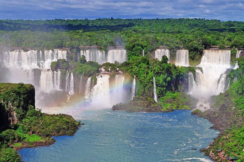 Les chutes d'Iguaçu au Brésil et en Argentine