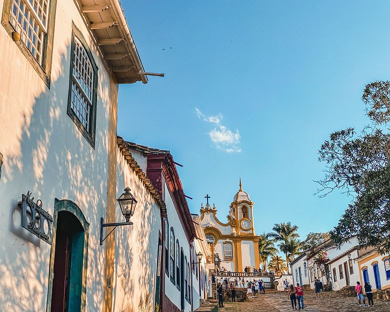 Eglise de Tiradentes au Brésil