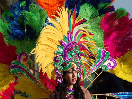 Danseuse lors du Carnaval à Rio de Janeiro - Brésil