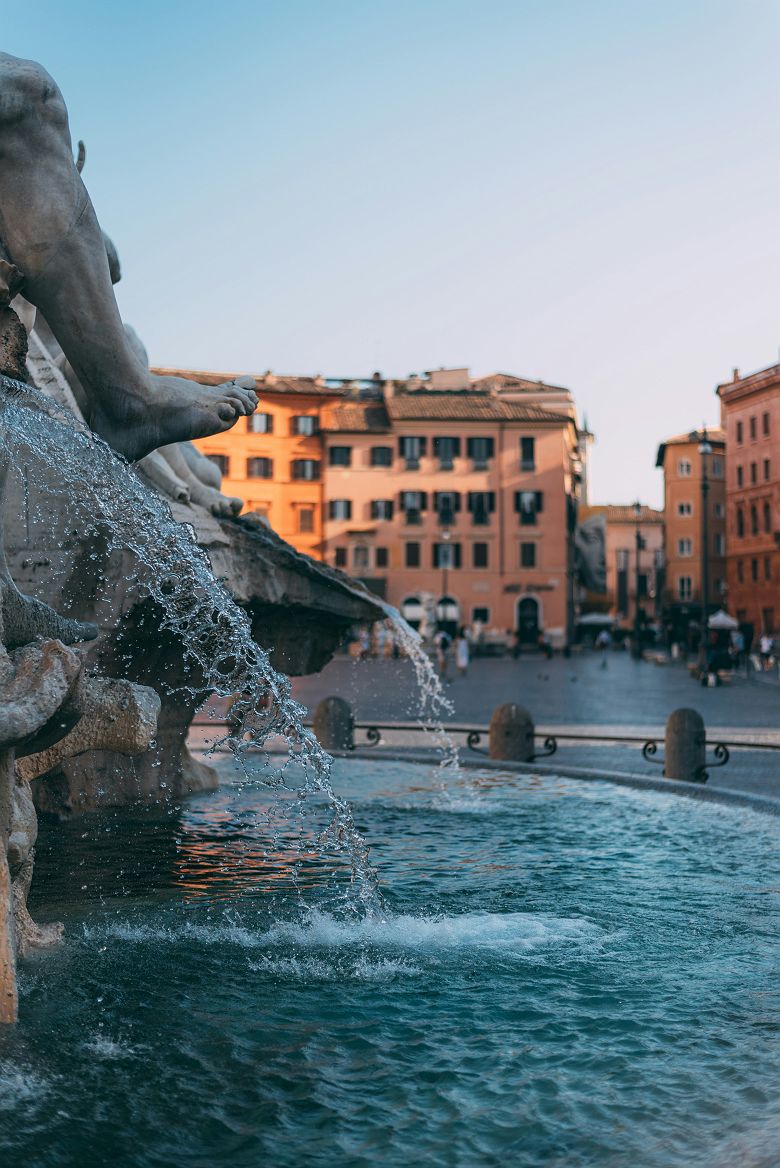 Fontaines et façades sur la Piazza Navona