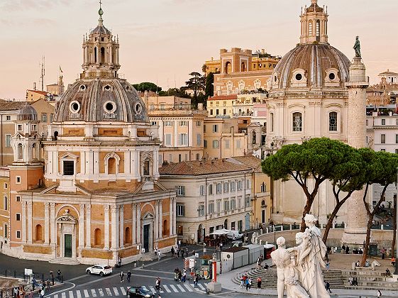 Vues de Rome et bâtiments historiques