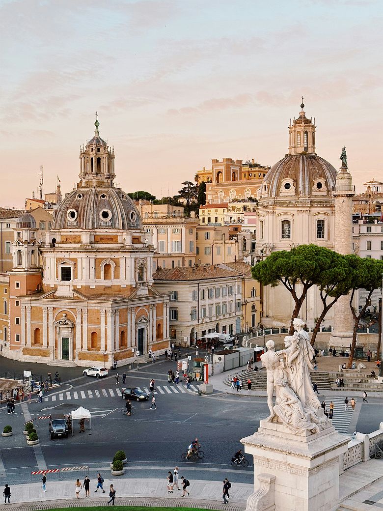 Vues de Rome et bâtiments historiques