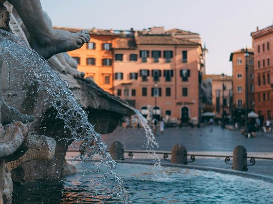 Fontaines et façades sur la Piazza Navona