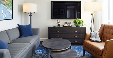 the whitney hotel boston - premium suite harbor view