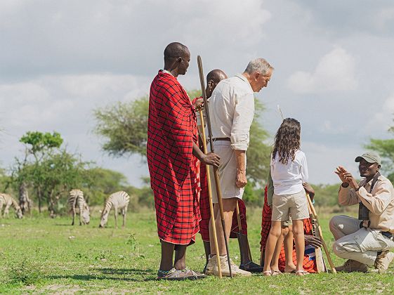 Chem Chem Lodge - activité avec les Masaï en famille