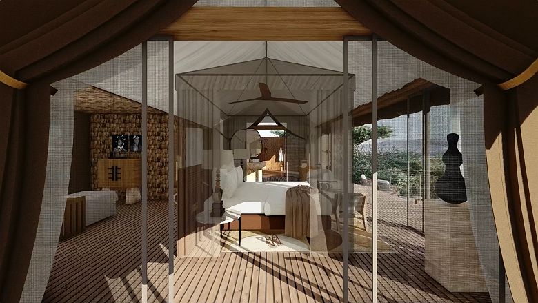 Laba Grumeti Art Lodge - photos de synthèse - suite