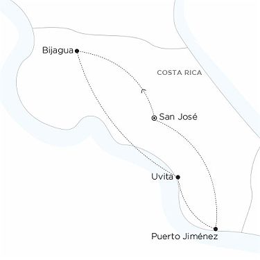 Carte Costa Rica - L'Amour Autrement