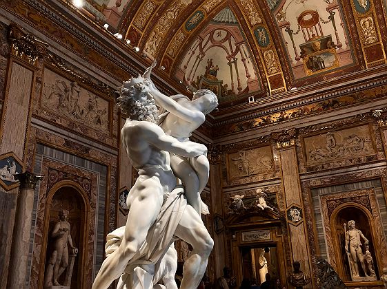 Galerie Borghese - Le Rapt de Proserpine par Le Bernin