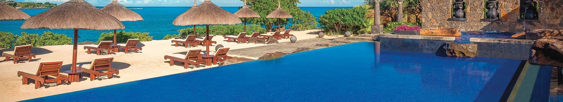 Oberoi Beach Resort Mauritius - Pano - île Maurice