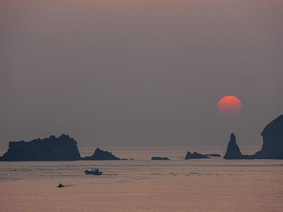 Coucher de soleil, Ile de Jeju - Corée du Sud 